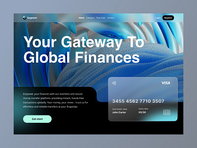 Fintech web page best shot design designer desktop finance finance broker finance web finances website fintech giggle finance home page website design landing page mortgage broker startup ui ux web webdesign website