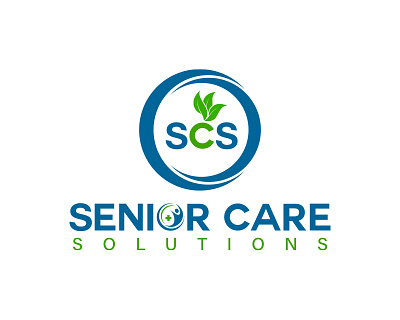 senior care solution company logo branding design graphic design logo logo design