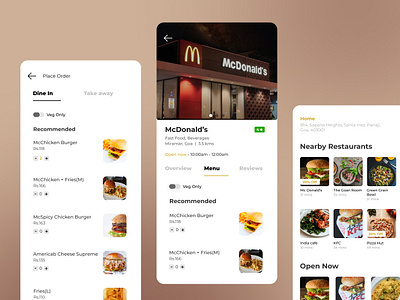 Restaurant Reservation App design app design dine out food mobile app reservation restaurant ui ux