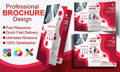 TRI FOLD BROCHURE DESIGN branding brochure business flyer graphic design