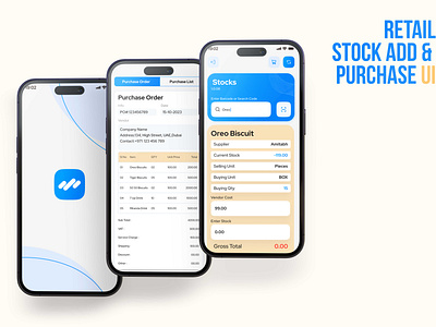 Retail Stocking App UI retail ui