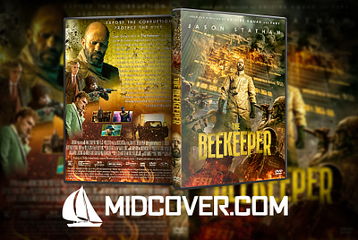 The Beekeeper (2024) DVD Cover design dvd dvdcover dvdcustomcover photoshop