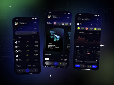 Random Trader Finance | Forex | Pay | Trading | Crypto | Wallet android apple crypto app crypto currency currency exchange finance finance app forex ios mobile ui nft trader trading vision pro wallet