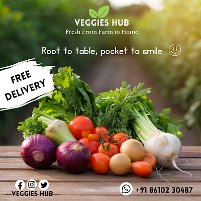 Facebook Post Design | Vegetable Store facebook post instagram post poster design social media post