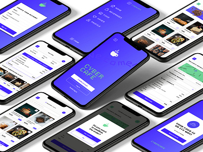 Mobile App Design - Cafe app app branding ui uiux ux