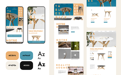 Furniture - Website Rebranding app bento bento design branding color design furniture furnitures graphic design identity layout minimal mobile stool table ui ux website