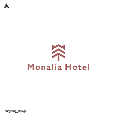 MONALIA HOTEL app branding design graphic design illustration logo typography ui ux vector
