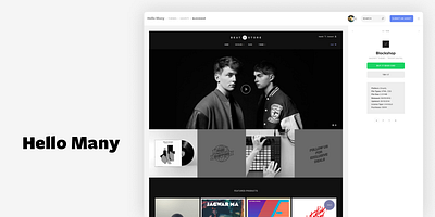 Hello Many Marketplace marketplace ui ux website