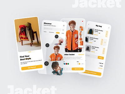 Fashion App app app design application clothing shop design online shop ui ui design uiux ux uxui
