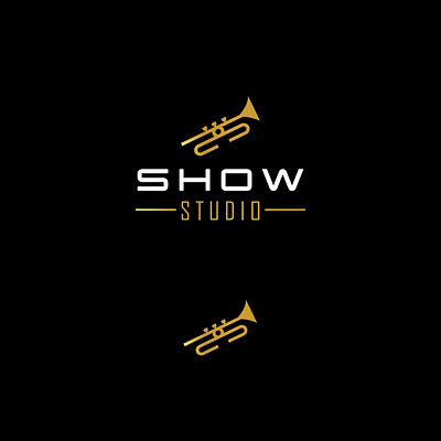 SHOW STUDIO gold logo music studio