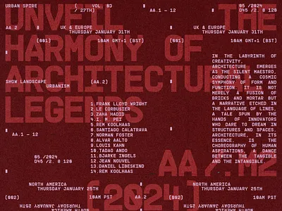 Design//Architecture//Ex.07 animation architecture brand branding design digital grid layout swiss typigraphy