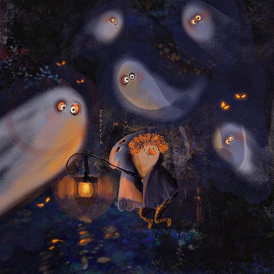 Halloween Night design illustration