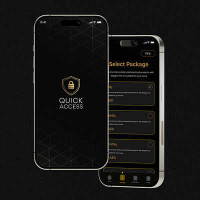 Quick Access - Beyond RFID: Powering Convenience design graphic design mockup ui ux