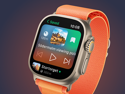 Guide app for Apple Watch apple apple watch guide product product design ui ux watch