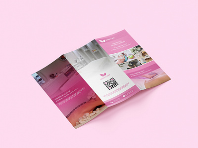 Beauty spa A4Size Tri Fold Brochures Design banner beauty branding clean creative work design flyer graphic design hotel resort spa