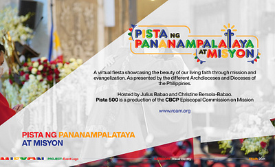 Pista ng Pananampalataya at Misyon Official Logo 2021 catholic cbcp cbncp fiesta