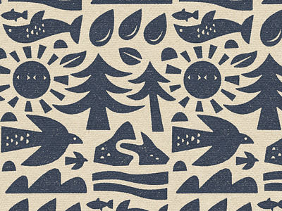 Pattern play 🌲☀️ art branding distressed illustration pattern shapes surfacepattern texture vector