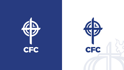 Couples for Christ, logo revamp (rejected) cfc couples for christ cross globe cross logo globe logo logo logo design