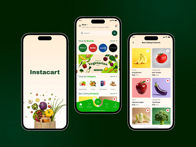 Grocery app animation app appdesign behance branding design dribbble dribbbleshot graphic design illustration mobileapp motion graphics productdesign ui uidesign ux uxdesign uxui uxuidesign webdesign