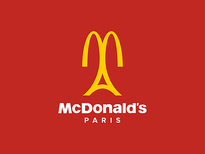 McDonald's Paris 3d animation branding design graphic design illustration logo mockup motion graphics ui vector