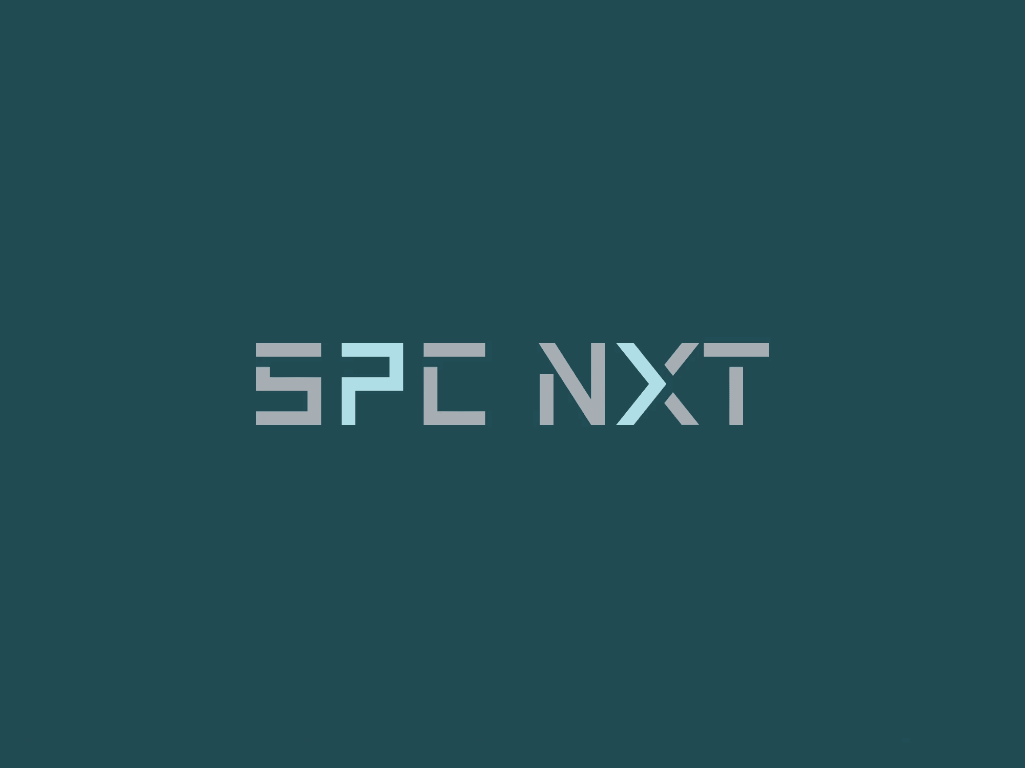 SPC NXT logo brand brand identity branding design graphic graphic design identity logo logotype type typography visual identity