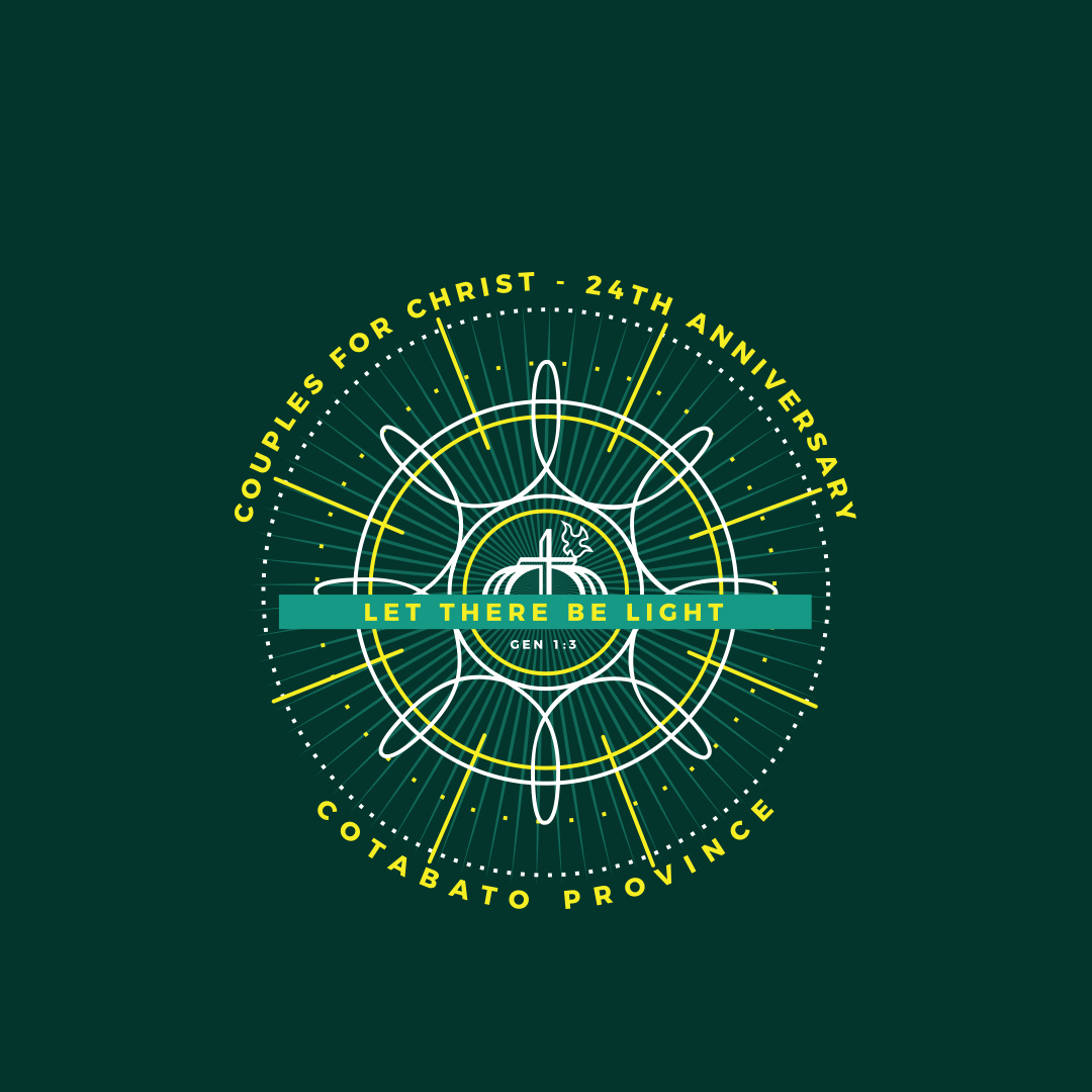 CFC-COTABATO PROVINCE 24TH ANNIVERSARY LOGO, PUBLISHED .gatsby art deco emblem logo logo design.