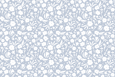 Nellie Blue Surface Pattern Design brand identity brand pattern branding floral pattern illustration pattern pattern design pretty pattern surface pattern design