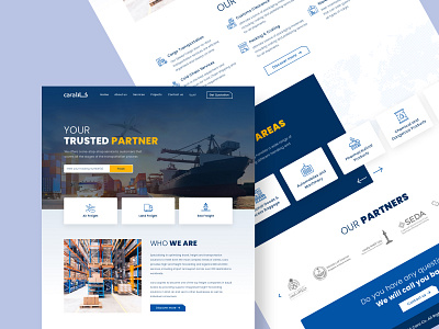 Cara - Landing page design ui ux web wordpress