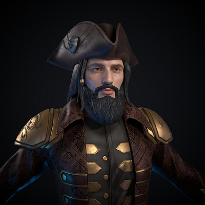 Pirate Character | Different Hair styles,/Beard| Modeling 3d animation 3d character animation character design game animation game art game character game design modeling pirate character rendering