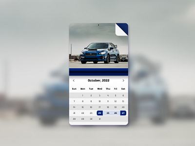 Calendar Design branding calendar car daily challenge dates design graphical user interface gui interactions material design picker product design realistic typography ui uiux user experience user interface ux weird