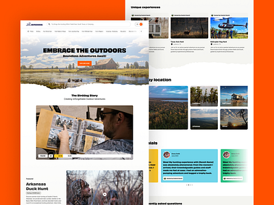 BirdDog experience hunting landing page outdoors