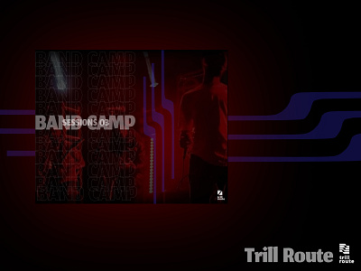 Trill Route Music Poster 3d branding collegefest concert concertposter fest graphic design instagram instagramposter logo motion graphics music musicposter singing ui