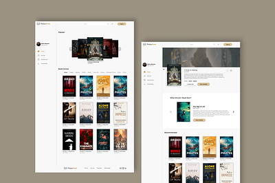 E-book library website design design designing e book library ui ui design ux ux design website interface design