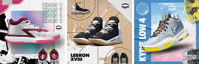 Foot Locker Archives banner basketball branding foot locker graphic design hoops shoe shoes sneaker sports web banner web design