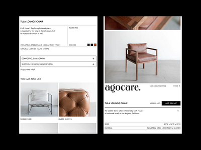 Furniture Studio branding design furniture studio shop ui ux web