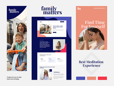 Family Matters - Visual Identity brand design branding graphic design health logo medical visual