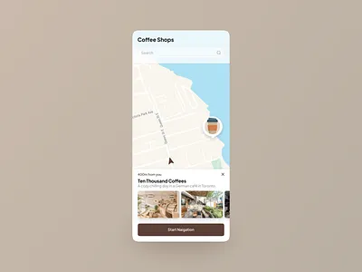 Seamless Navigation with Elegant Search and Intuitive Modals app branding design flat ui ux
