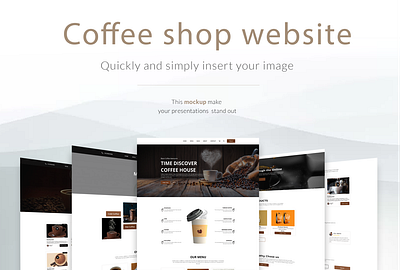 Coffee shop Website design graphic design interface desgine landing page design prototype design ui ux design website design website ui ux