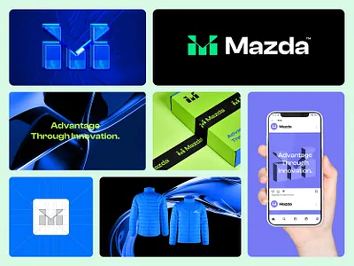 Mazda™ - Logo and Branding brand guidelines brand identity branding cool logo creative logo innovative logo letter logo logo logo creation logo design logo designer logotype m logo m mark tech logo top logo unique logo
