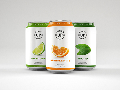 Mixed Up Drinks Co. Packaging Design drink design packaging design