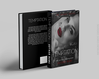 Temptation Book Cover book cover book cover design book design book jacket design design graphic design layout design publication design