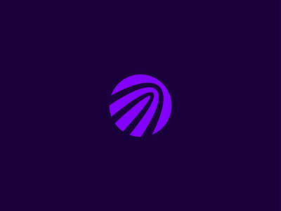 Onward Robotics brand branding logo mark onward path purple robotics tech technology trajectory type ui web design