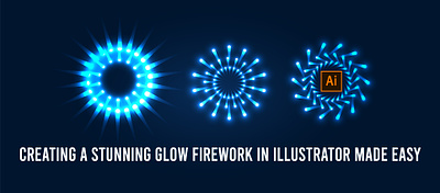 Creating a Stunning Glow Firework in Illustrator Made Easy glow effect