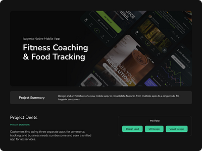Fitness & Food Tracking: Mobile App graphic design mobile ui ux