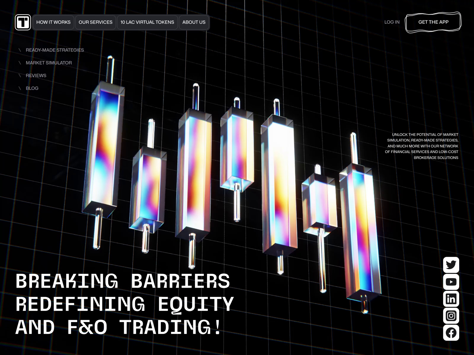 Example of 2 D/3D Website Design