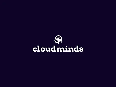Cloudminds - logo graphic design logo