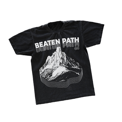 Beaten Path Co Tee Design adobe photoshop graphic design graphic t shirt merch design t shirt