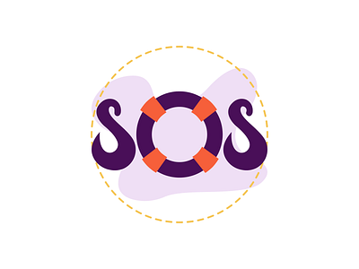 illustration for SOS meditation design icon illustration illustrator ui vector