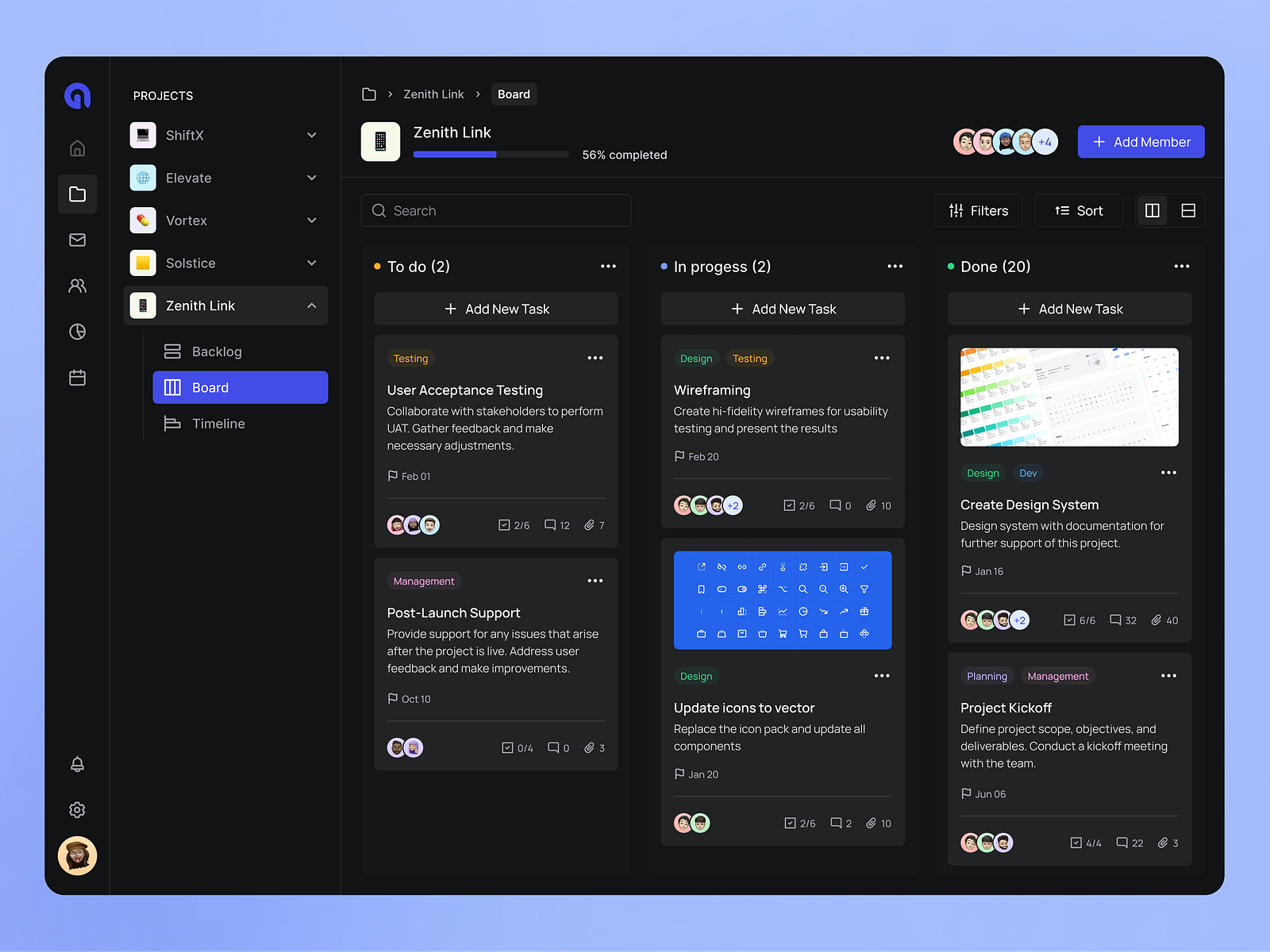 Project Management Web Application By Khrystyna Shorobura On Dribbble Project Management Web Application By Khrystyna Shorobura On Dribbble