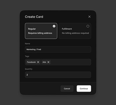 Credit Card design typography ui ux